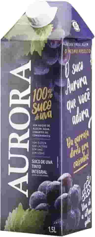 Suco de Uva Integral Aurora tto 1,5l tp