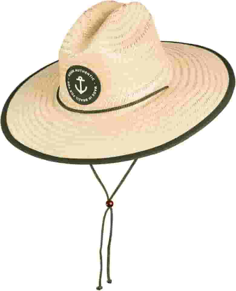 Chapéu Palha Folha de Carnaúba Modelo Nacional Premium Feito no Brasil à Mão Proteção Solar Aba Larga