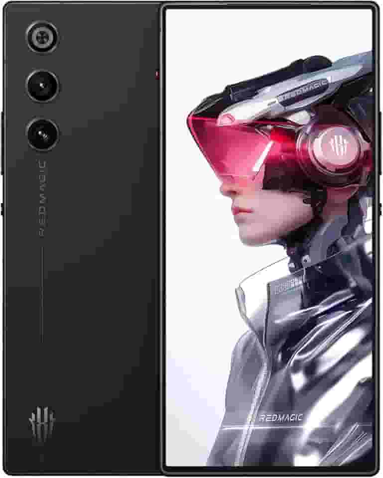 REDMAGIC 10 Air 120Hz Telefone para jogos, 5G Android Smartphone, 16GB RAM+512GB ROM, Snapdragon 8 Gen 3, 6.8' AMOLED Tela cheia, FHD+, 50MP Câmera, Dual-Sim, Celular desbloqueado Preto