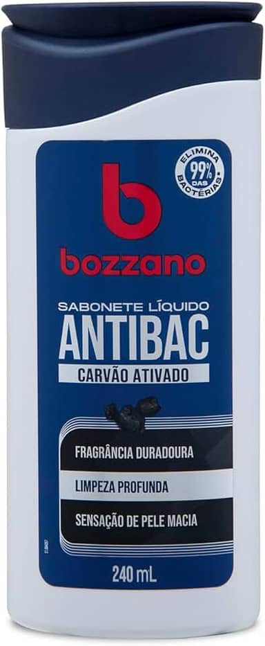 Bozzano Sabonete Líquido Antibac Carvão Ativado 240ml