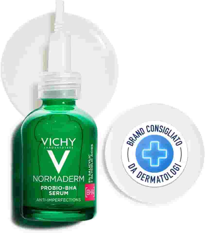 Vichy, Normaderm Probio BHA, Serum Antiacne e Anti imperfeições, com correção da Acne hormonal, imperfeições severas na pele, 30ml