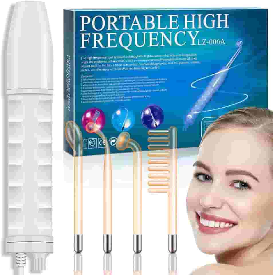 Alta Frequencia, Alta Frequencia Capilar, Pente de Alta Frequencia, Aparelho Estética Alta Frequência Portátil Facial E Capilar Com 4 Eletrodos 110V