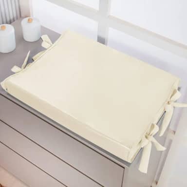 Trocador Americano 40cm Anatomico De Comoda Para Bebe Plastificado (Creme)
