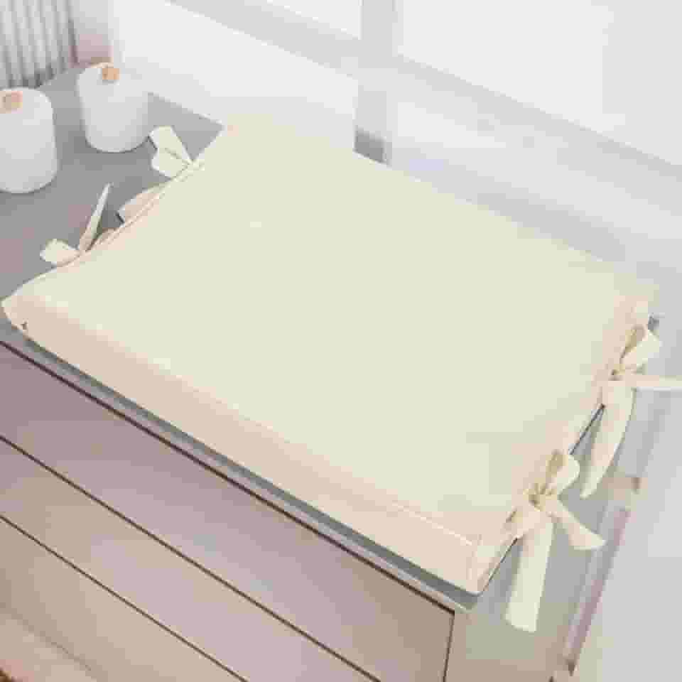 Trocador Americano 40cm Anatomico De Comoda Para Bebe Plastificado (Creme)