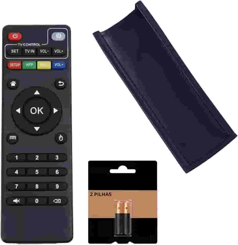 Controle Remoto Universal Smart Tv Pro Pronto Para Uso Com Capa E Pilha