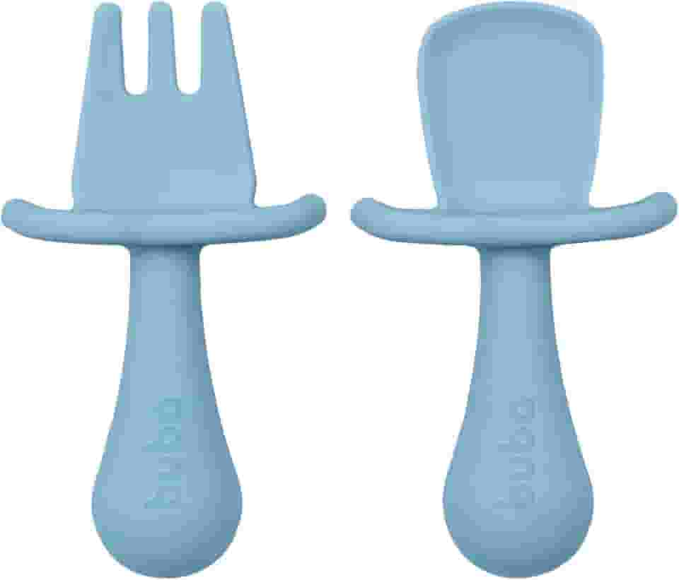 Buba Kit Talheres Silicone - Azul