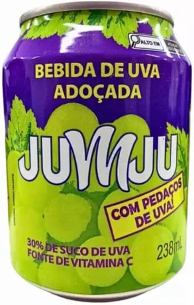 Suco De Uva Importado Jumju Com Pedaços Lata 238ml