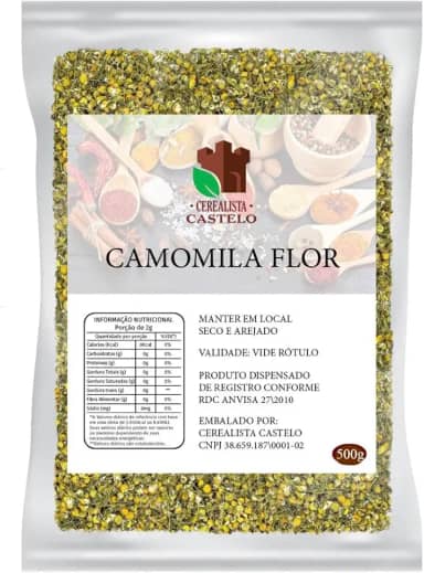 Cha De Camomila Flor 500g Camomila Premium Safra Nova