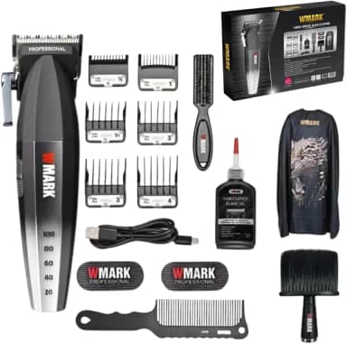 Kit Máquina De Cortar Cabelo Wmark NG-2038 Bivolt