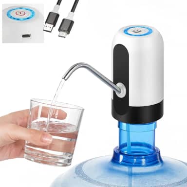 Bebedouro Bomba Elétrica AUTOMATICA Para Garrafão, Galão Água Recarregável touch, Smart, 1 a 30 litros