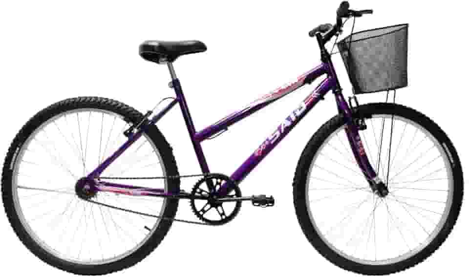 Bicicleta Aro 26 Feminina Mono Saidx Sem Marcha Com Cesta