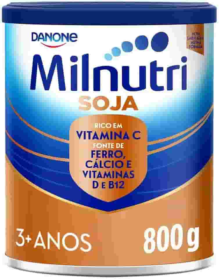Milnutri Premium Soja, Danone Nutricia, 800g, A partir de 3 anos