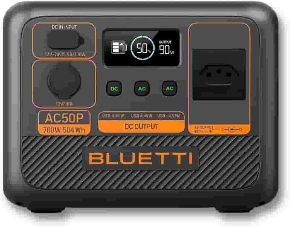 Estação De Energia Ac50p Bluetti Portátil 504wh 700w Potente (220V)