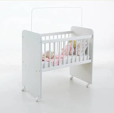 Mini Berço Ternurinha Com Colchão Impermeavel e Rodinhas