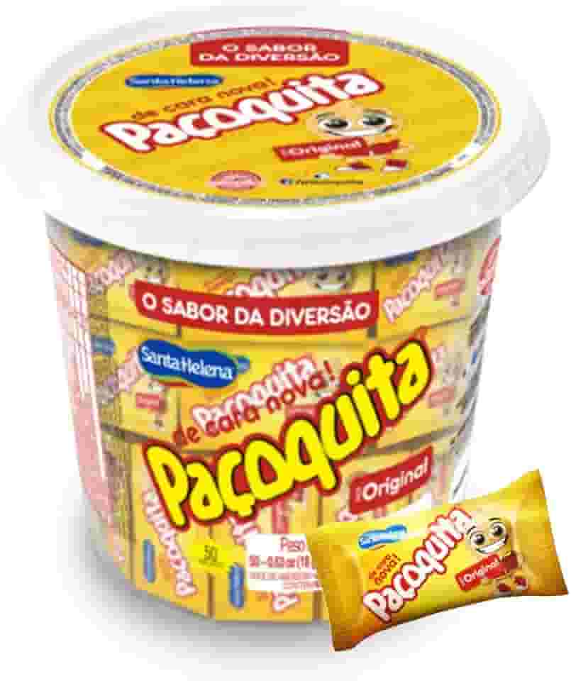 Paçoca Rolha Paçoquita Embalada 750g - Santa Helena