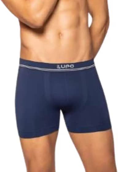 Cueca Boxer Lupo Sem Costura Microfibra Poliamida Masculina Original