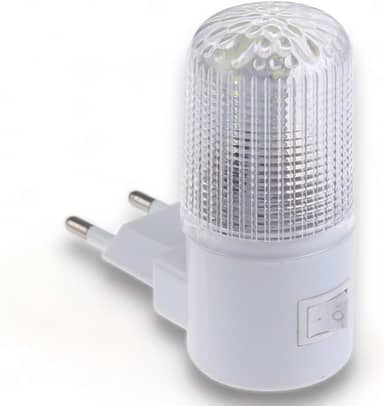 Abajur LED Mini Noturno Bivolt para Quarto Infantil: Luminária de Tomada em Acrílico - Luz Suave e Confortável para Bebês e Crianças - NEXUS MARKET (1)