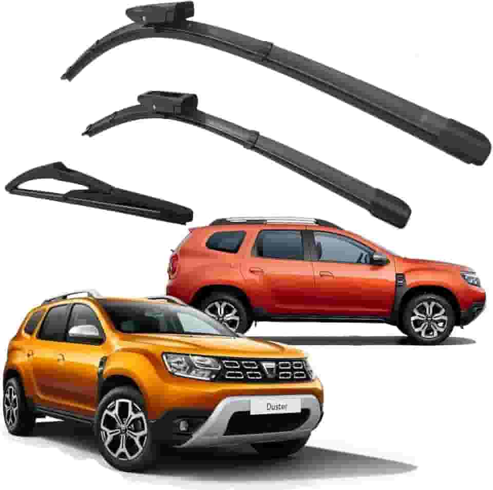 Kit 3 Palheta Limpador Parabrisa Silicone Chuva Duster 2011 Á 2024 (Duster 2020 á 2024)