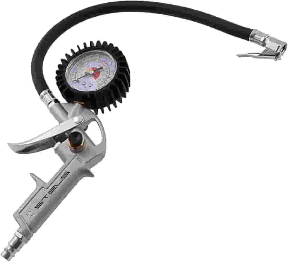 Stels Calibrador De Pneus Pneumatico Encaixe Rosca 1/4 Npt