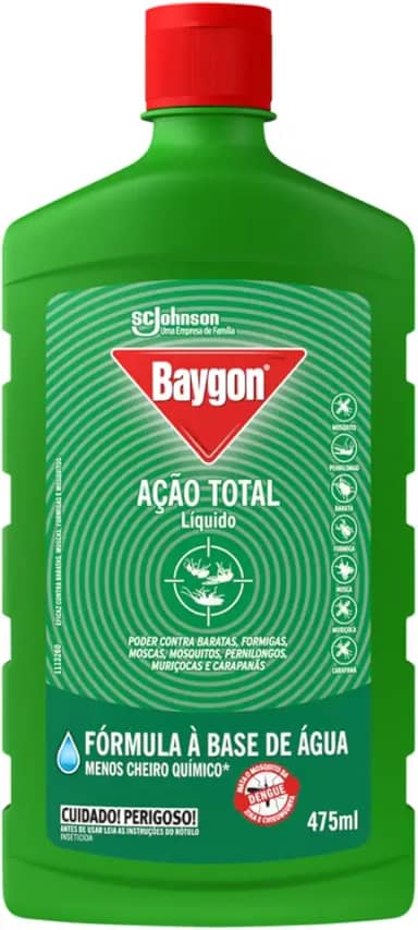 Baygon Inseticida Líquido Ação Total Base Água 475ml