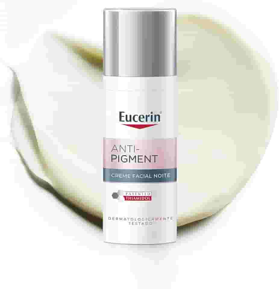 EUCERIN Creme Facial Antimanchas Noite 50ml, Anti-Pigment, Clareador, Thiamidol, Noturno