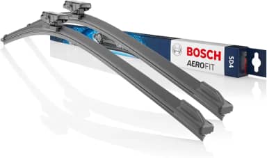Bosch Jogo de Palhetas Dianteiras Aerofit SD4 para Limpadores de Para-brisa com Tratamento de Grafite, 22' 550 mm e 16' 400 mm, Par