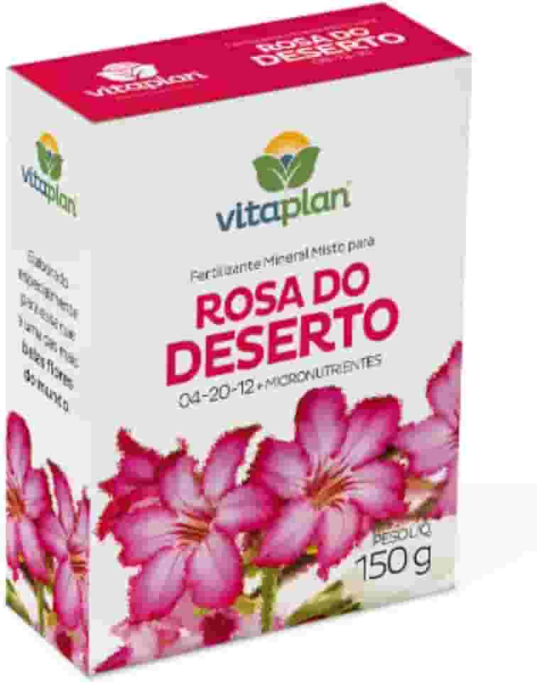Fertilizante Adubo Mineral Rosa Deserto 150g Npk Flores Lindas e Bem Nutridas