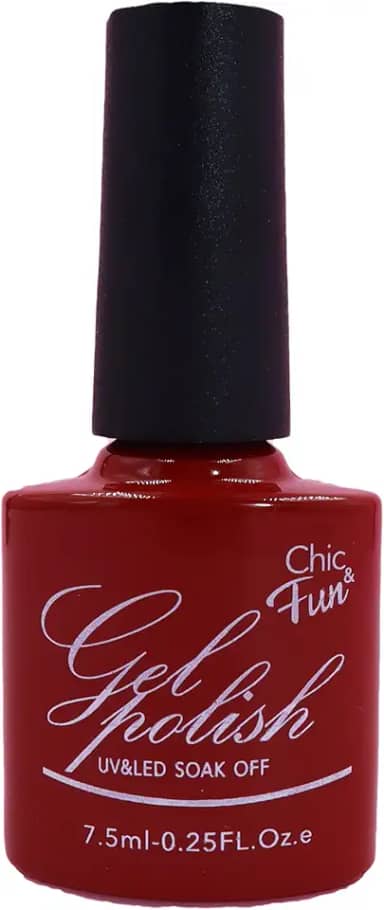 Esmalte Em Gel Chic & Fun 7,5ml Led/uv Unhas Manicure Nail C/Registro (042, x 1un)