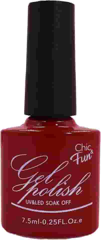 Esmalte Em Gel Chic & Fun 7,5ml Led/uv Unhas Manicure Nail C/Registro (042, x 1un)