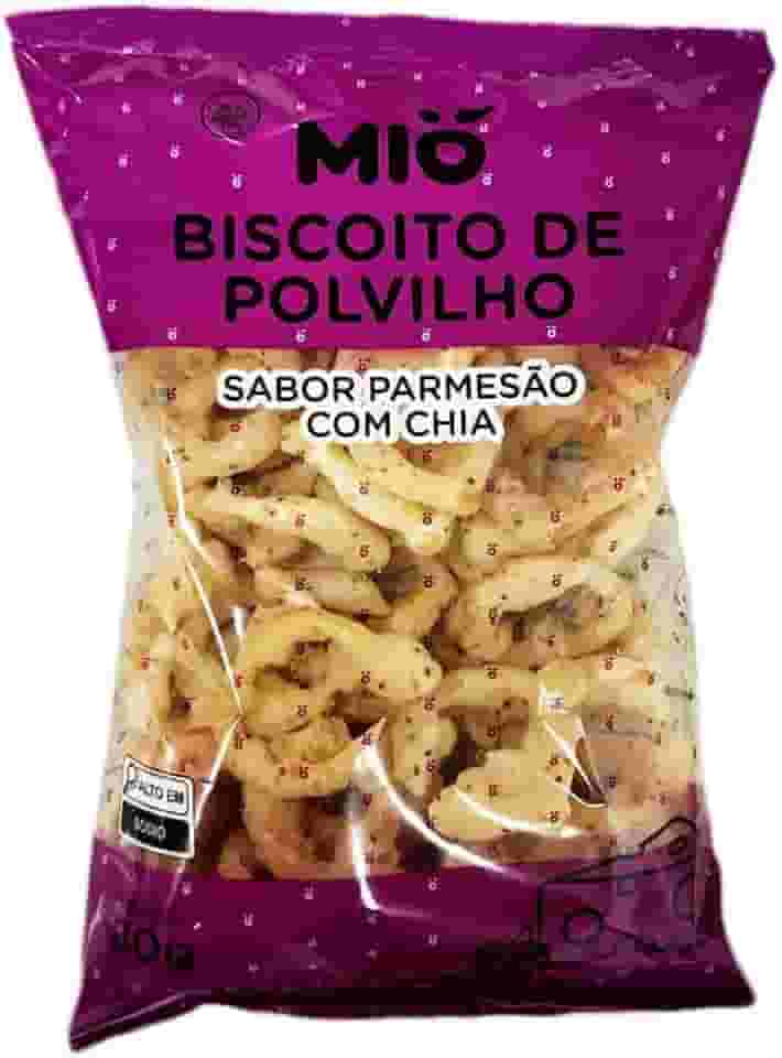 Biscoito Polvilho Mió Parmesão com Chia 80g