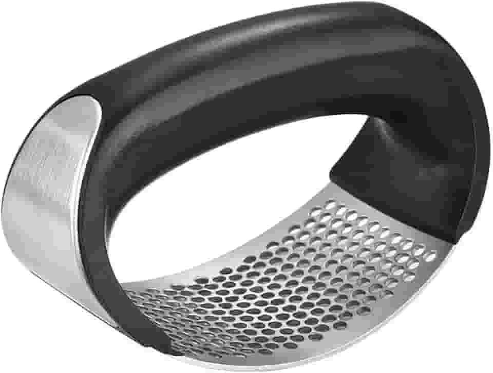 Espremedor Amassador Triturador De Alho Inox Manual Cozinha