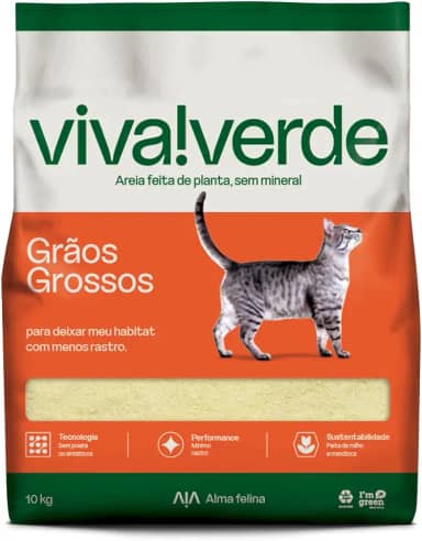 Viva!Verde Areia Higiênica Grãos Grossos 10kg