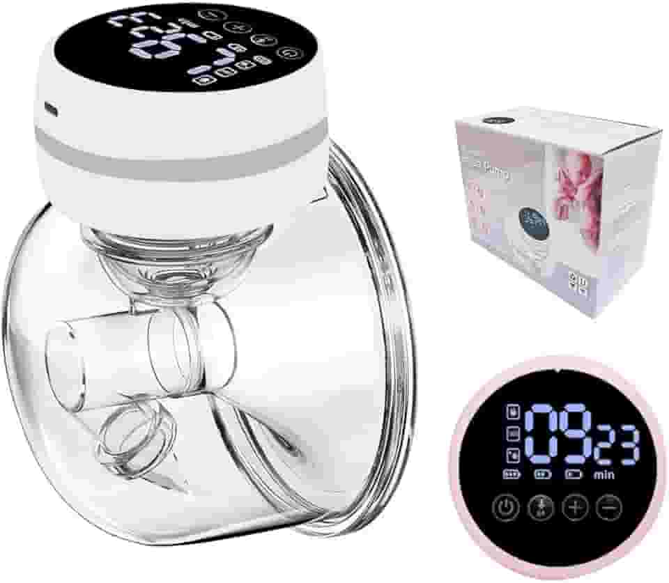 Bomba De Tirar Leite Elétrica Portátil Recarregável Libera Mãos É Anti-vazamento E Tem 3 Modos 12 Níveis De Sucção Bomba Extratora de Leite (branco)