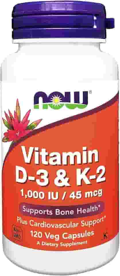 Vitamina d3+k2 Now 120s Nowfoods