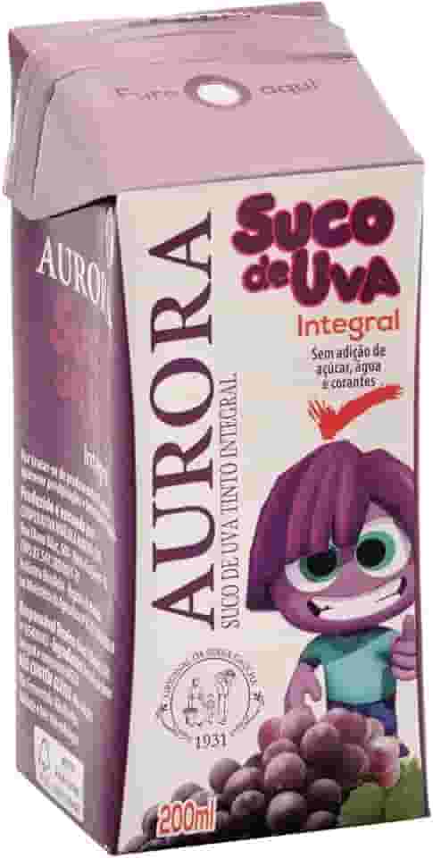 Suco de Uva Integral Aurora Tto 200ml