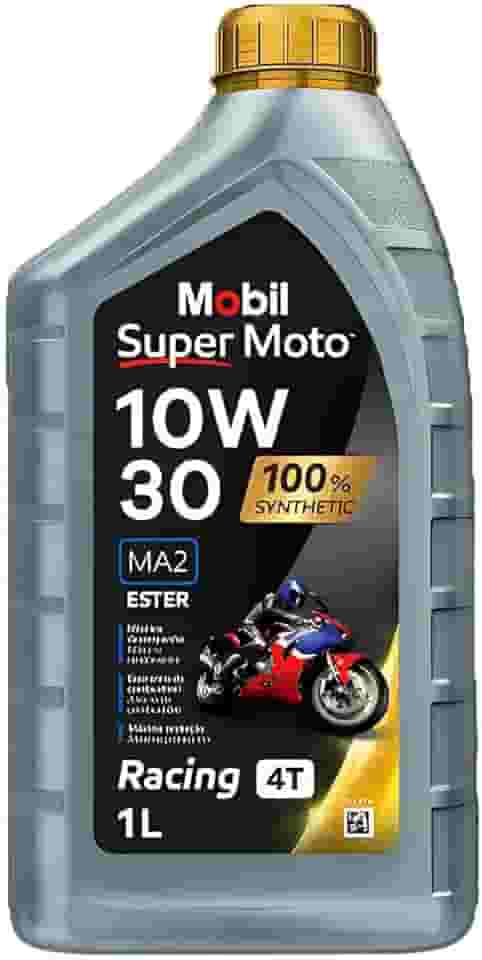 Óleo Mobil 10w30 Super Moto 4t 100% Sintético 1 Litro