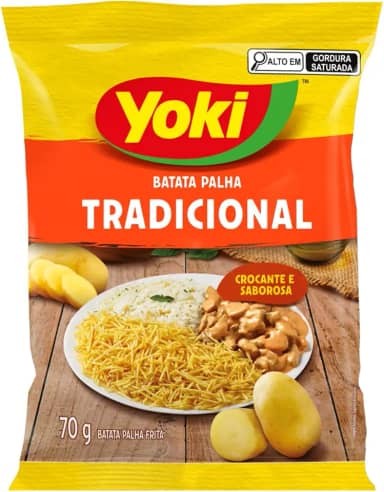 Batata Palha Tradicional Yoki Pacote 70g