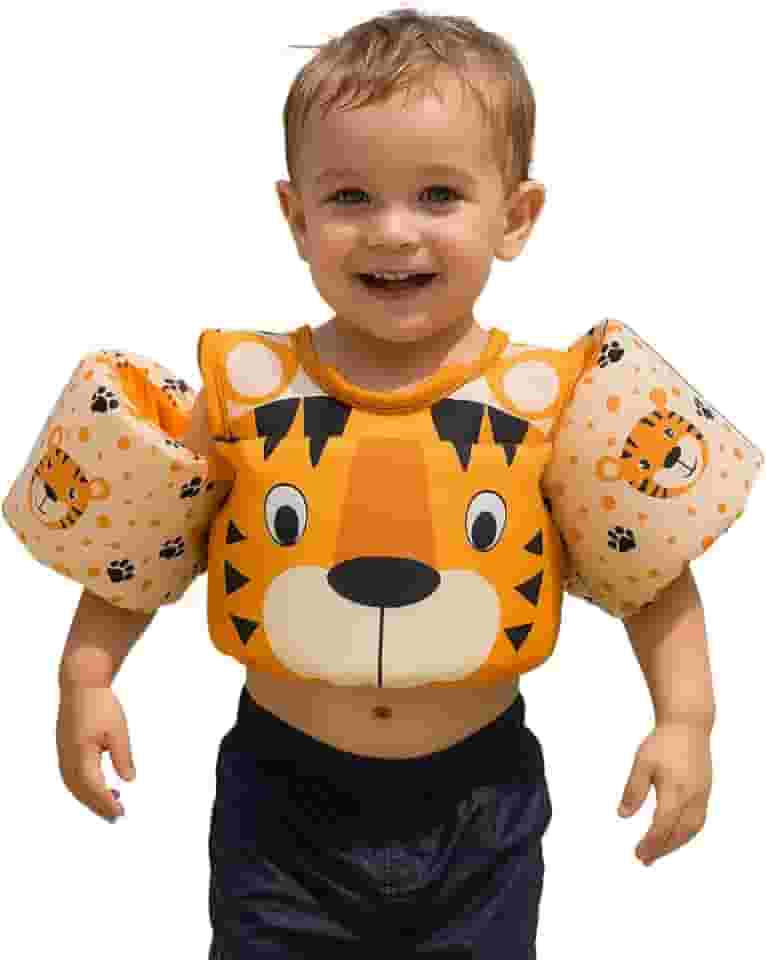 Colete Salva-Vidas Homologado Infantil Piscina (Tigre)