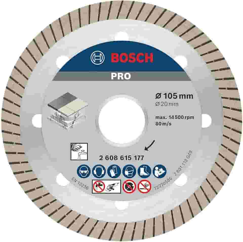 Bosch Disco Diamantado PRO Porcelanato Turbo 105 x 20mm