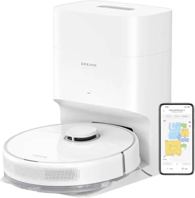 DREAME D10 Plus Gen 2 Robô Aspirador e Mopa com Base de Autolimpeza para 90 Dias de Limpeza, Sucção de 6000 Pa e Navegação LiDAR, Desvio de Obstáculos, Conexão Wi-Fi, 127v