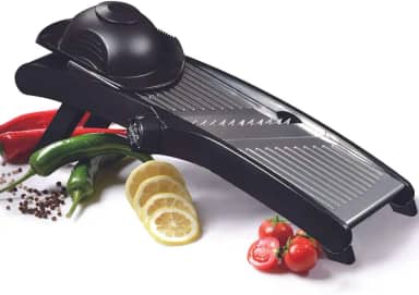 Mandoline Aço Inox, Gedex ECO-722, Preto