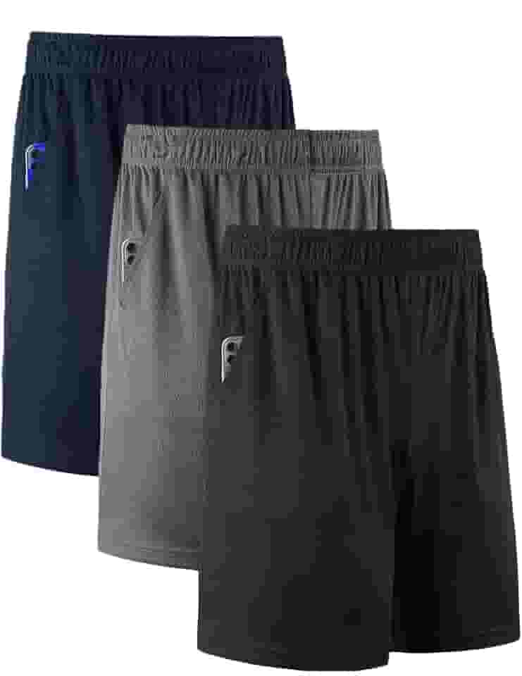 Kit 3 Shorts Masculino Básico Bermuda Fitness Treino