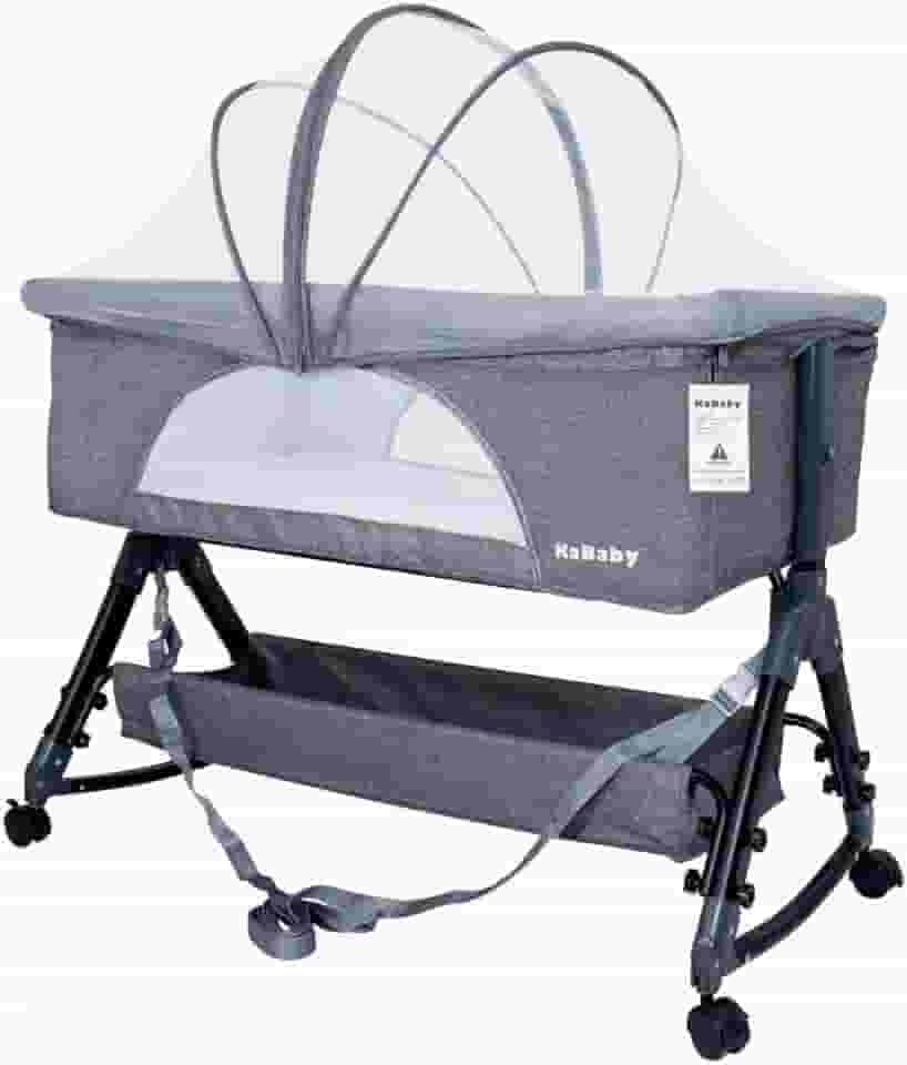 Berço Portátil Moises Co-bed Até 15kg C/Balanço Mosquiteiro e Cesto Luna - KaBaby