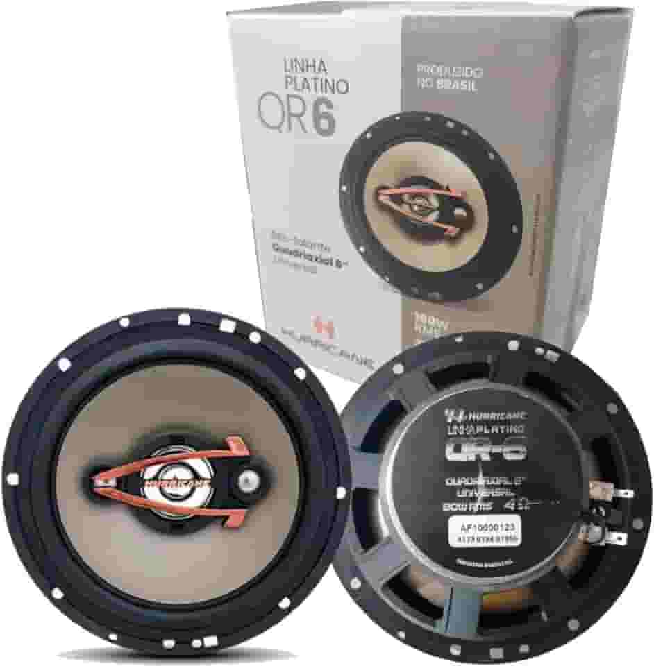Alto Falante Hurricane Qr6 - Kit Quadriaxial 6 80Wrms, Af10000123,