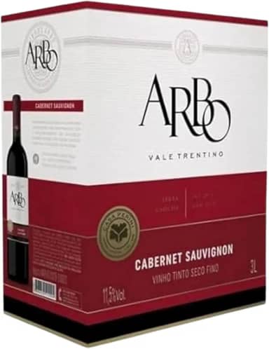 Vinho Jota Pe Arbo Tinto Seco Cabernet Sauvignon Bag-in-box 3L
