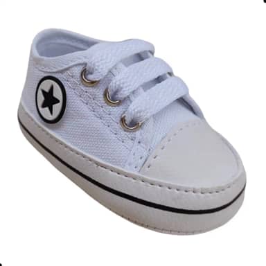 Tênis Star Infantil Unissex Confortável com Cadarço Antiderrapante Palmilha Macia
