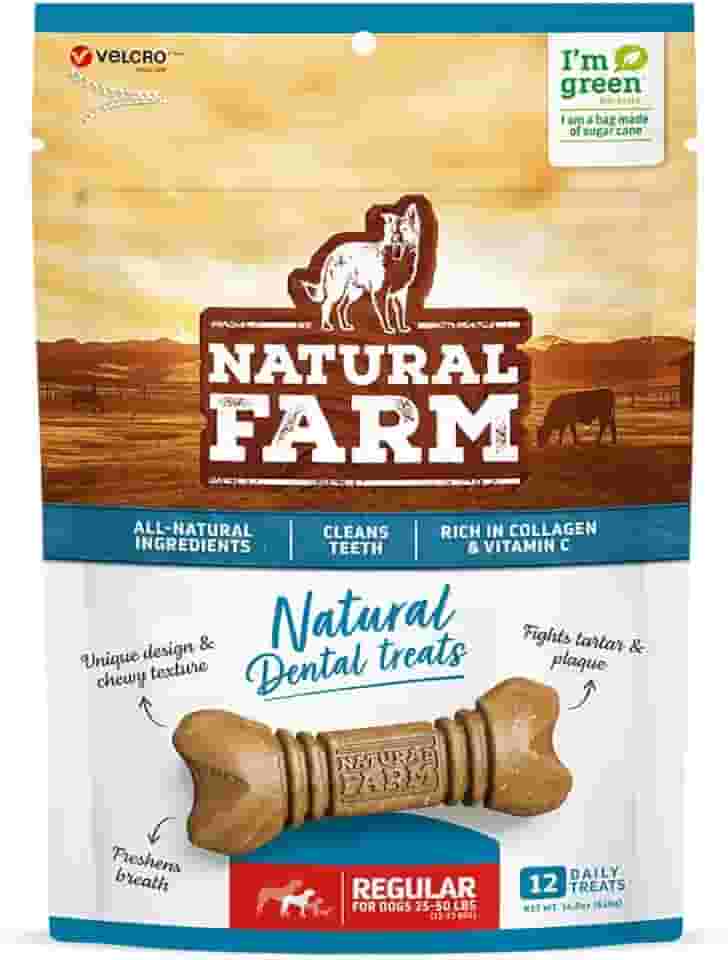 Petisco Dental Cães Natural Farm 420g Regular