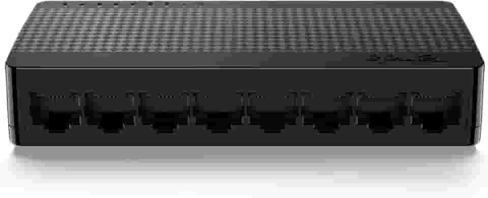 Tenda SG108, switch Gigabit de 8 portas, switch Ethernet doméstico não gerenciado, divisor Ethernet de escritório, Plug & Play, capa de plástico, suporte para desktop/parede, silencioso sem ventilador