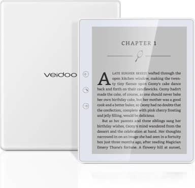 Veidoo Leitor de e-book de 5,8 polegadas, tela sensível ao toque HD, tecnologia Carta E-Ink, ROM de 32 GB (expansão de cartão TF para 64 G), WiFi, longa resistência, leitor eletrônico Android (branco)