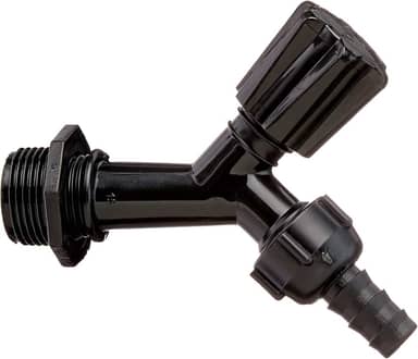 TORNEIRA PARA JARDIM SLIM PRETA KRONA